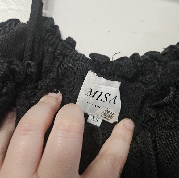 Misa Black One Shoulder Cropped Top! - Picture 2 of 5